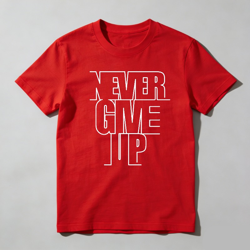 Dorawear™ Never Give Up T Shirt 100% cotton