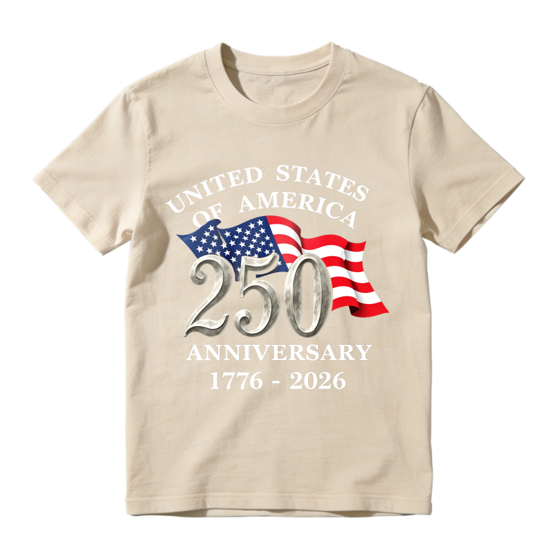 United States Of America 250 Anniversary 1776 2026 Flag Design Unisex Classic T-shirt