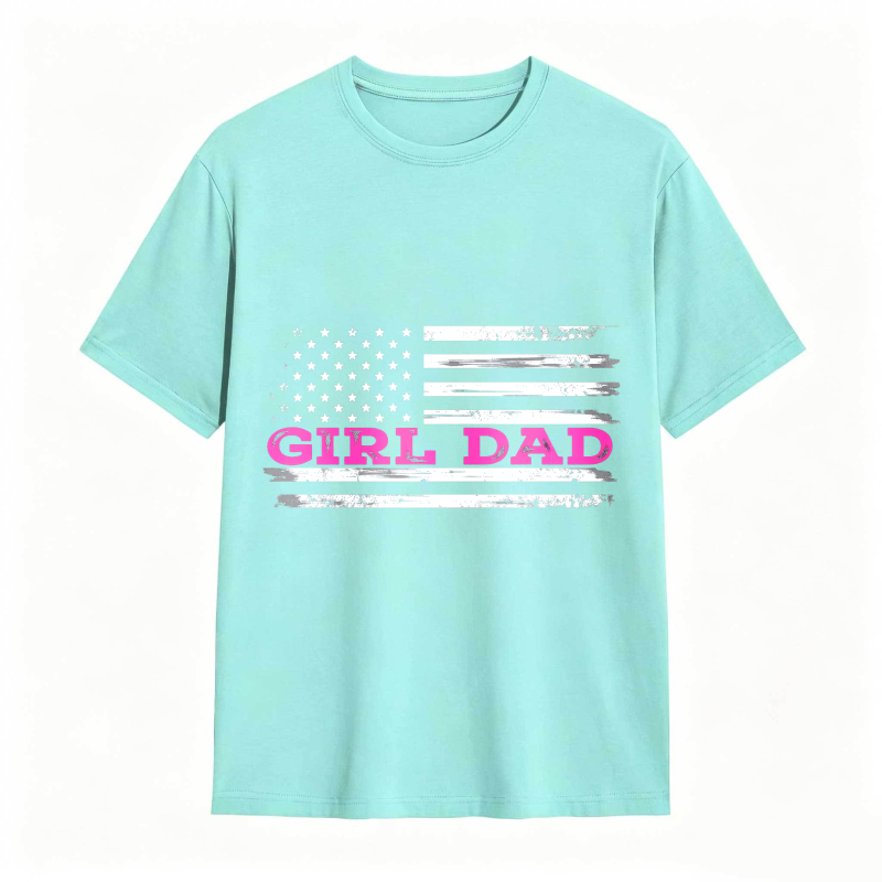 Dorawear™ American Flag Girl Dad Unisex Classic T-shirt