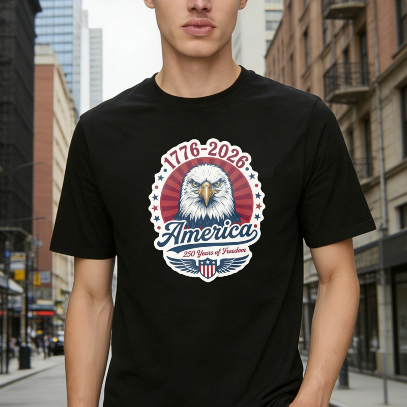 American Eagle 1776 2026 250 Years Of Freedom T-shirt
