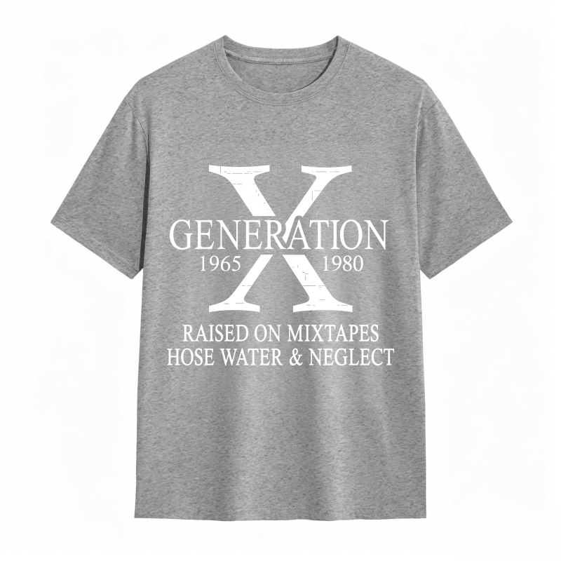 Dorawear™ X Generation 1965 1980 Raised On Mixtapes Hose Water And Neglect Unisex Classic T-shirt