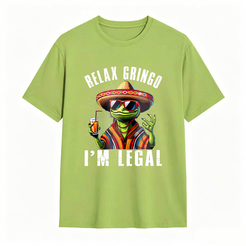 Dorawear™ Relax Gringo I M Legal Frog With Sombrero And Beer Unisex Classic T-shirt