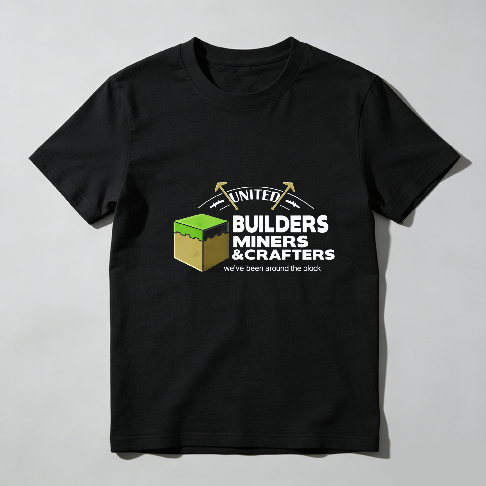 Dorawear™ United Builders Miners Crafters Pure Cotton Short Sleeve T Shirt-Dorawear
