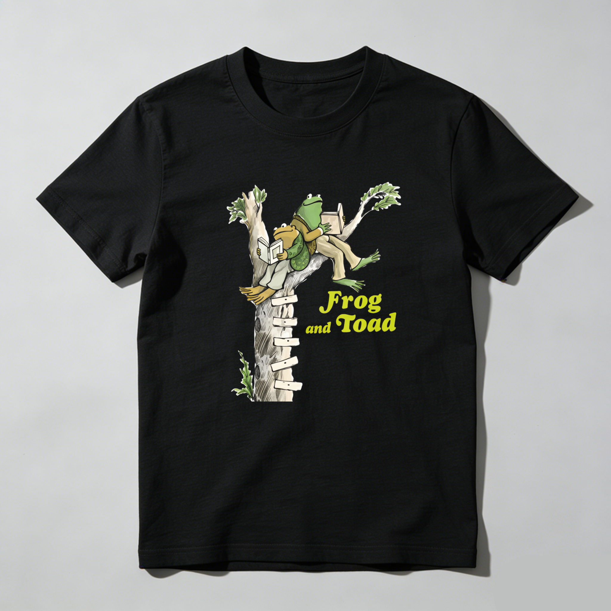 Dorawear Frog And Toad On Tree Trunk T Shirt