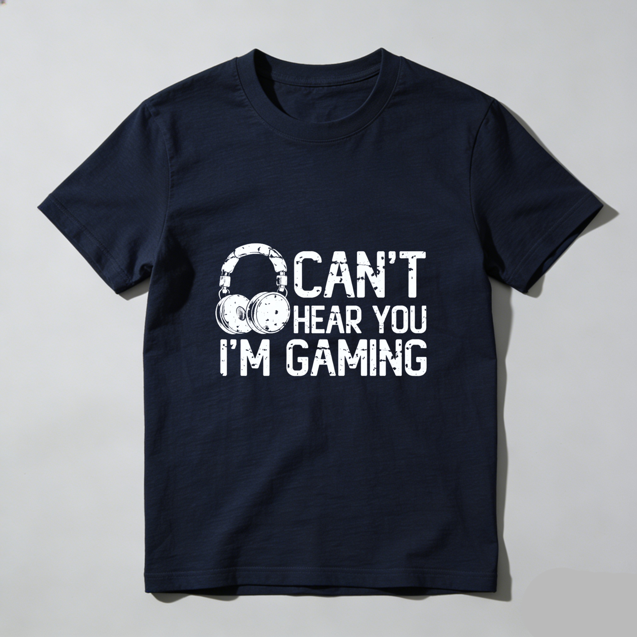 Dorawear Can't Hear You Im Gaming Pure Cotton Short Sleeve T Shirt
