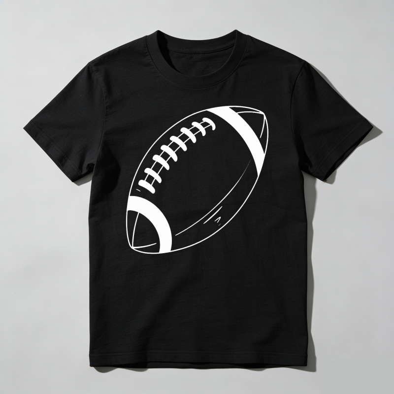Football Graphic Design Print Pattern T Shirt