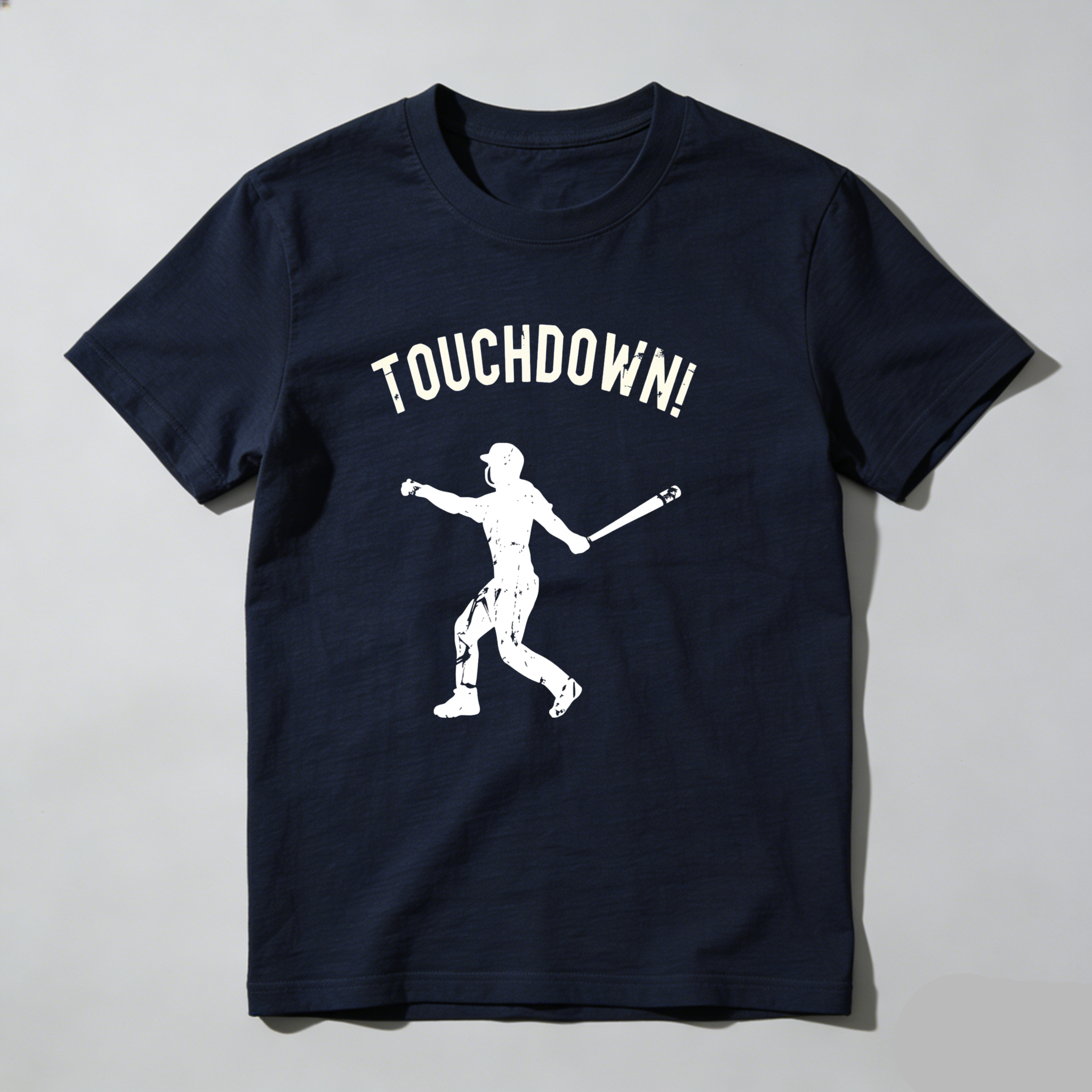 Dorawear™ Touchdown Player Baseball Bat Action Pose  T Shirt