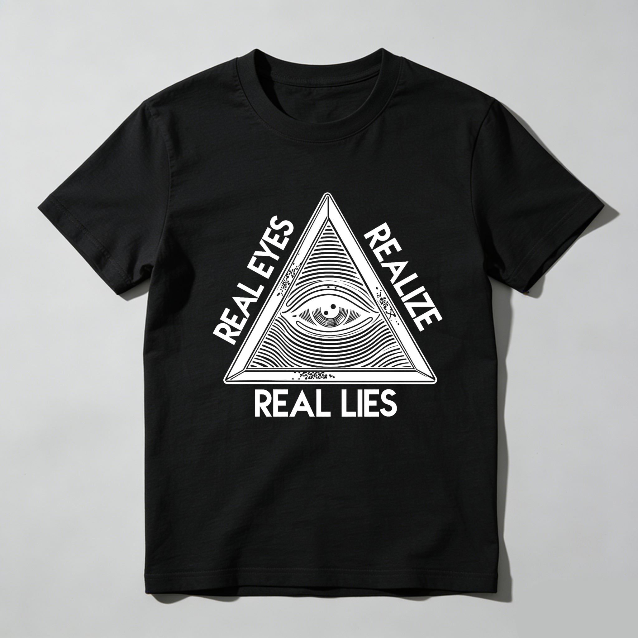 Dorawear Real Eyes Realize Real Lies Pyramid Eye T Shirt