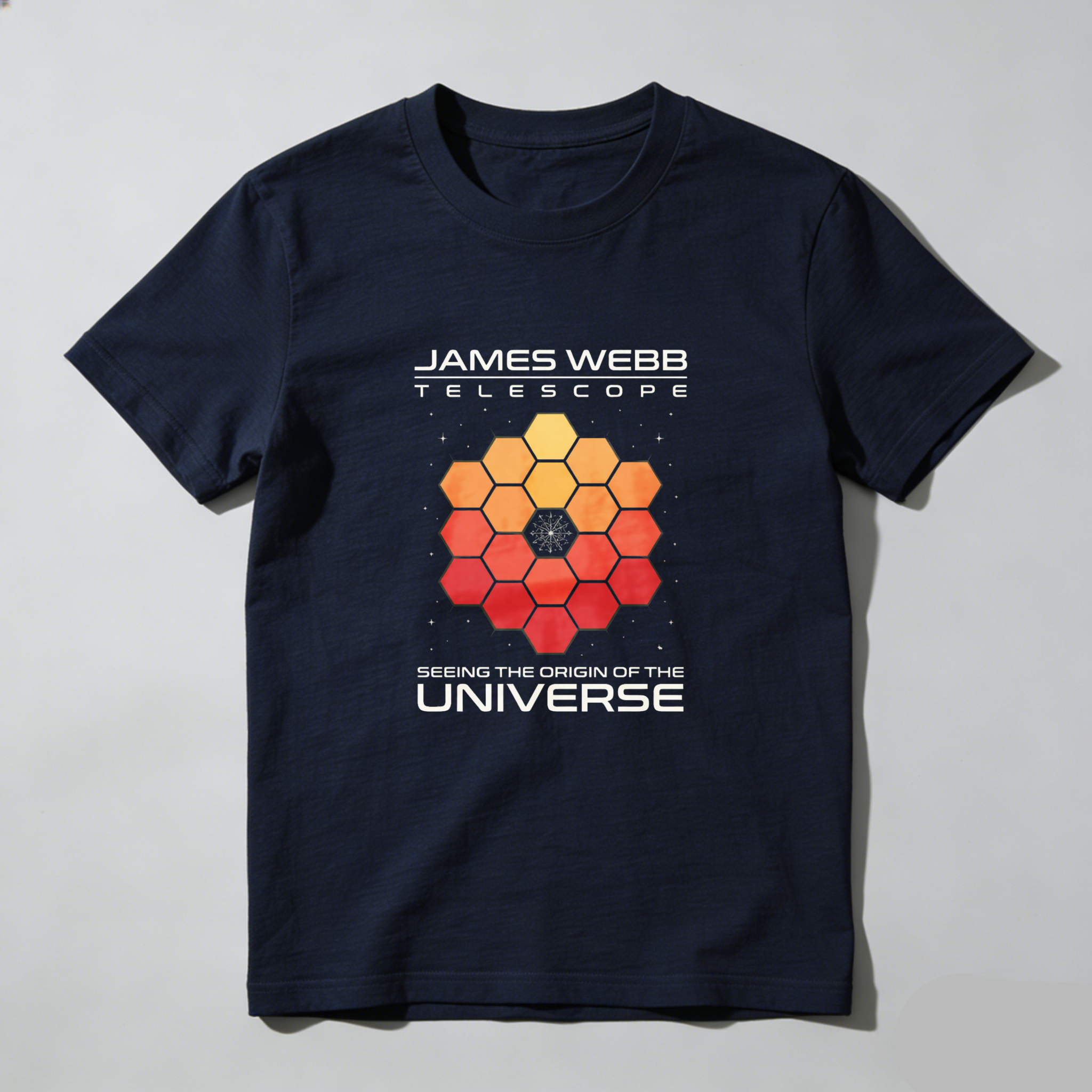 Dorawear™ James Webb Telescope Seeing The Origin Of The Universe Pure Cotton Short Sleeve T Shirt-Dorawear
