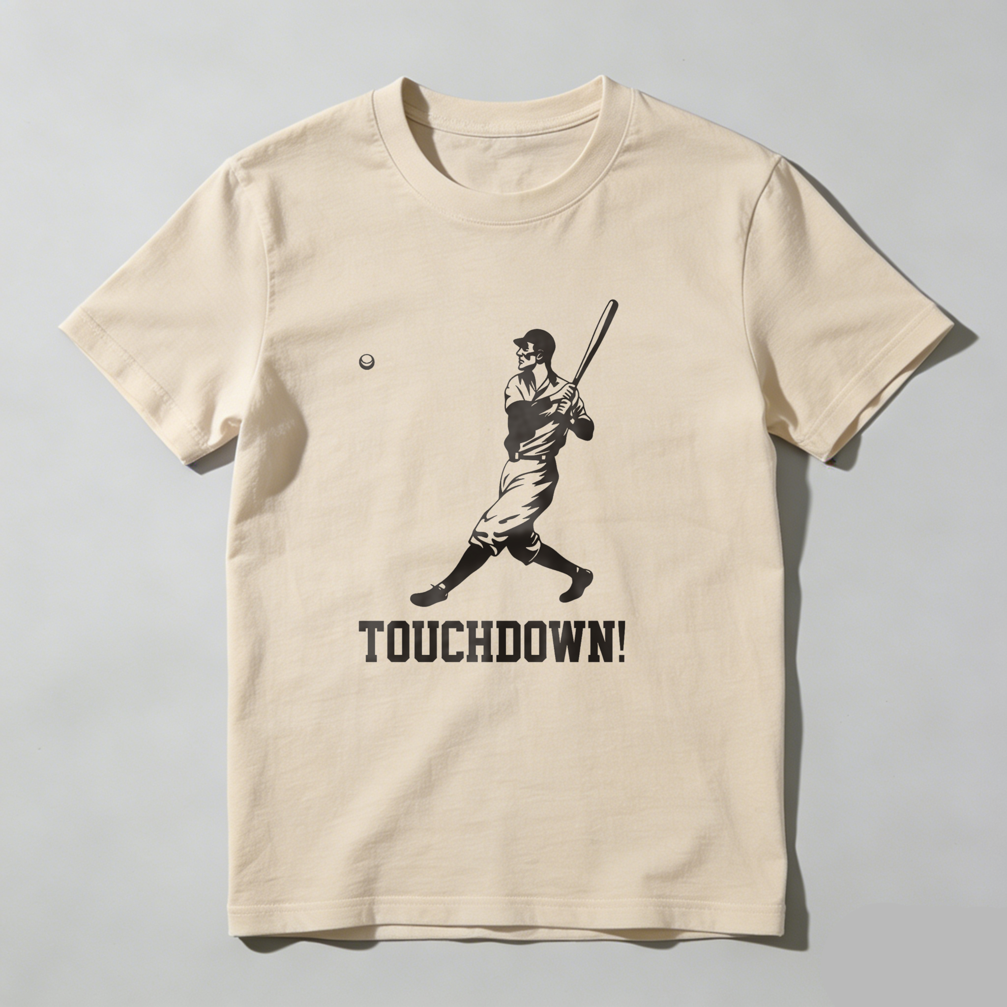 Dorawear™Baseball Bat Swinging Touchdown Tee