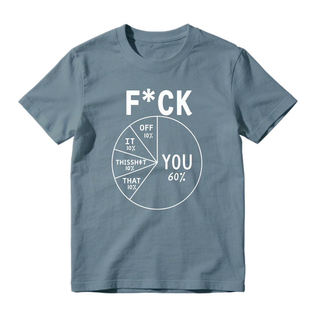 Funny Pie Chart Humor Graphic Unisex Classic T-shirt