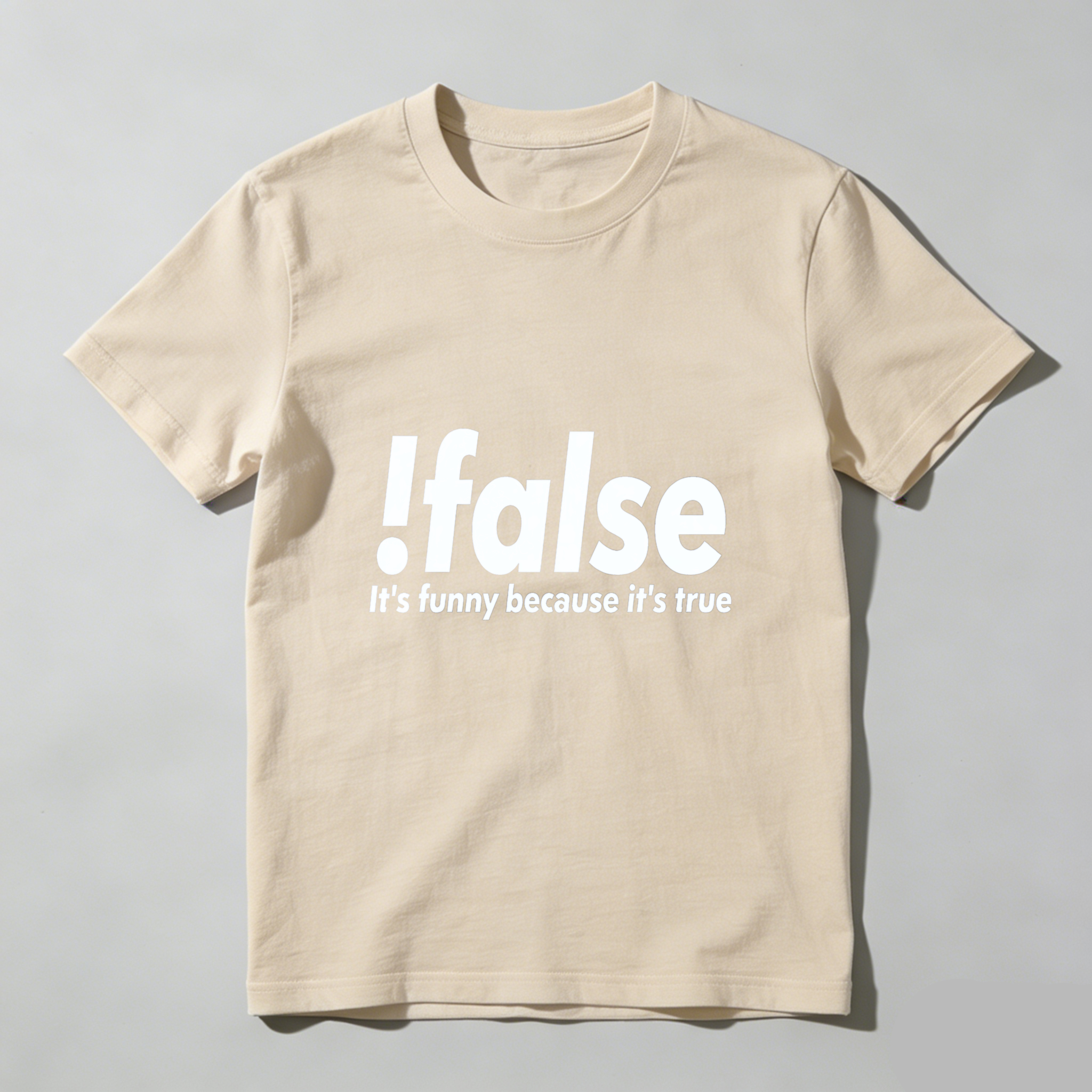 Dorawear™ Logical Truth Humor Pure Cotton Short Sleeve T Shirt-Dorawear