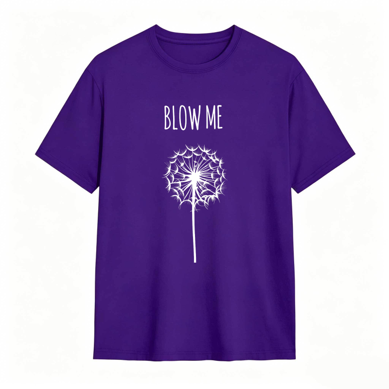 Dorawear™ Dandelion Blow Me Text Design Unisex Classic T-shirt
