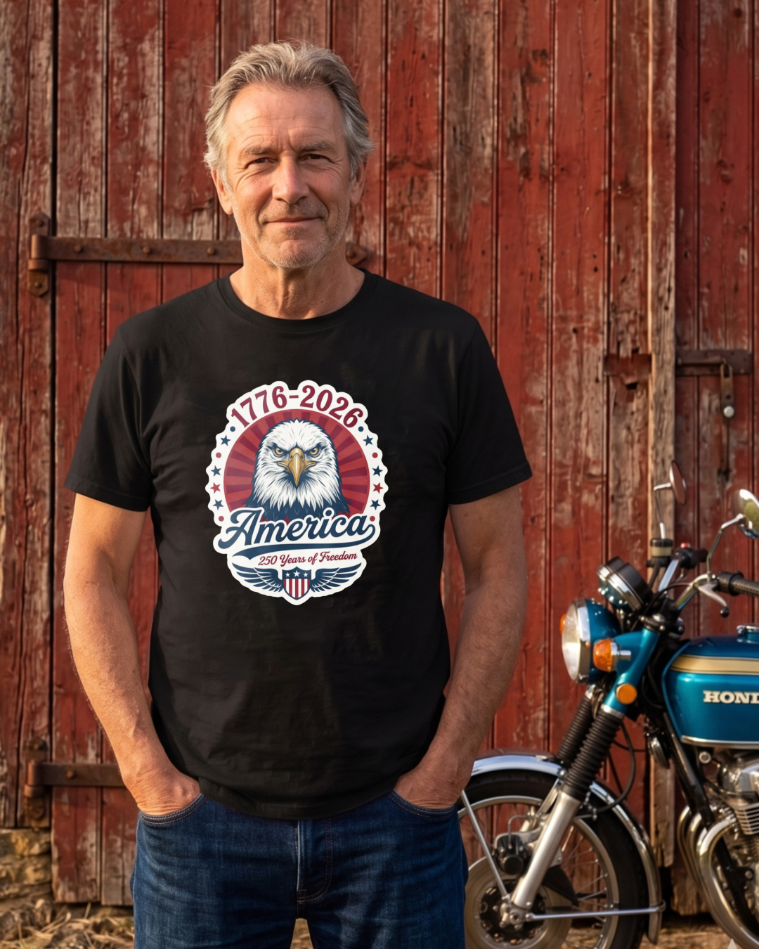 American Eagle 1776 2026 250 Years Of Freedom T-shirt