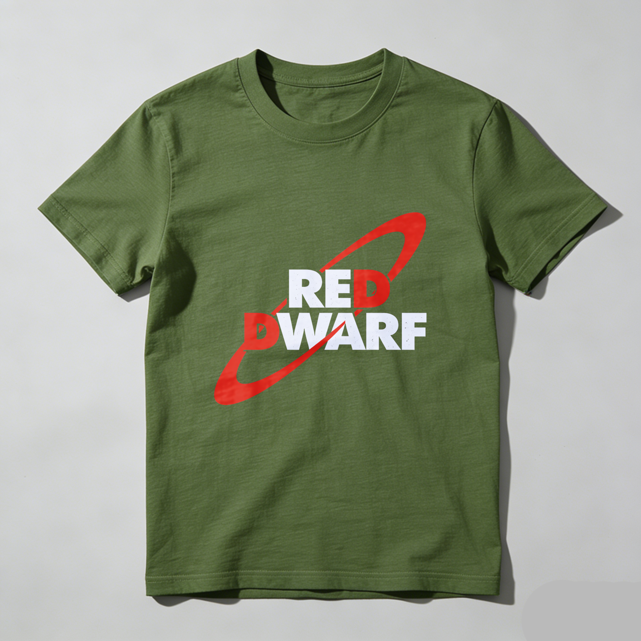 Dorawear™ Red Dwarf Logo Pure Cotton Short Sleeve T Shirt-Dorawear