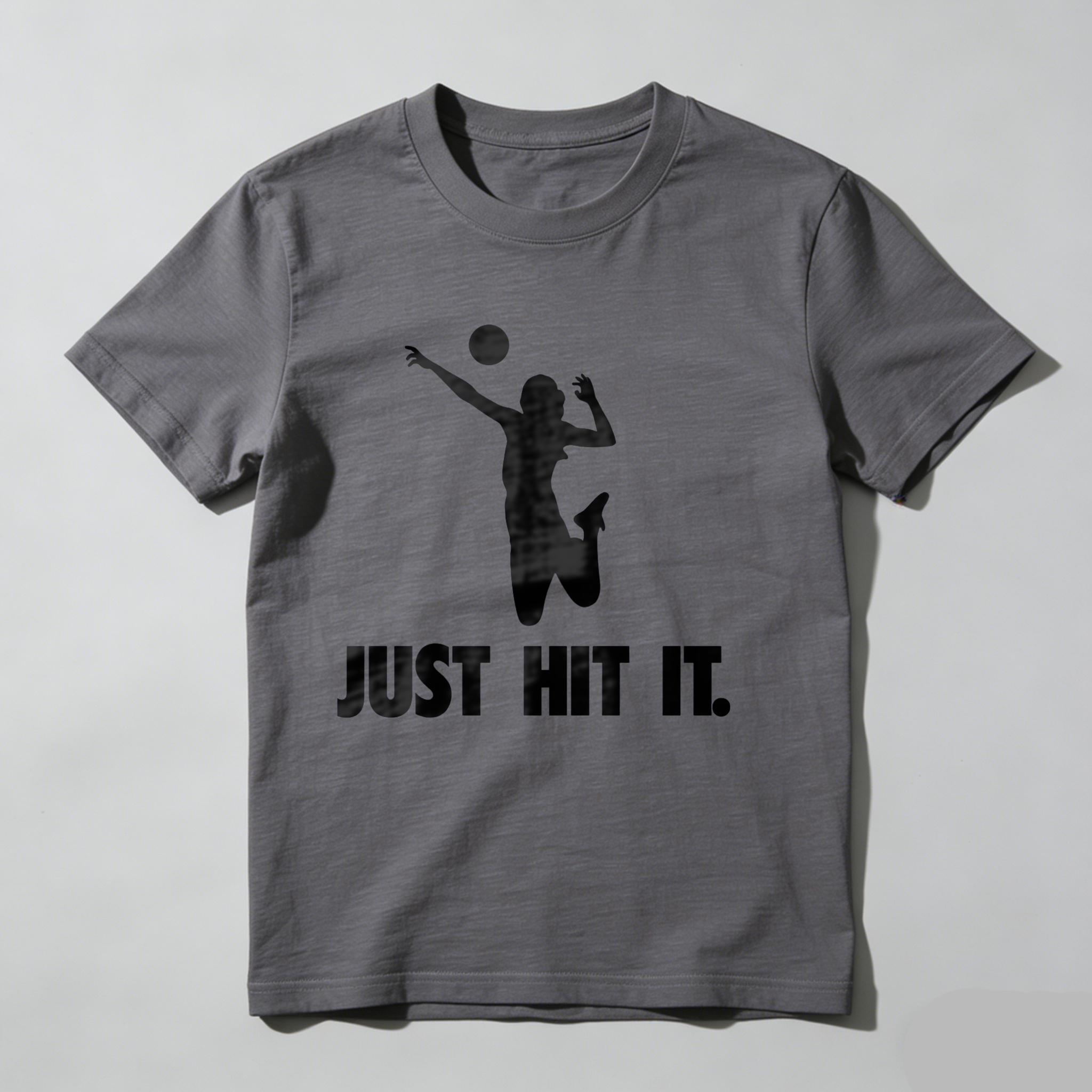 Dorawear™ Volleyball Player Silhouette Just Hit It  T Shirt