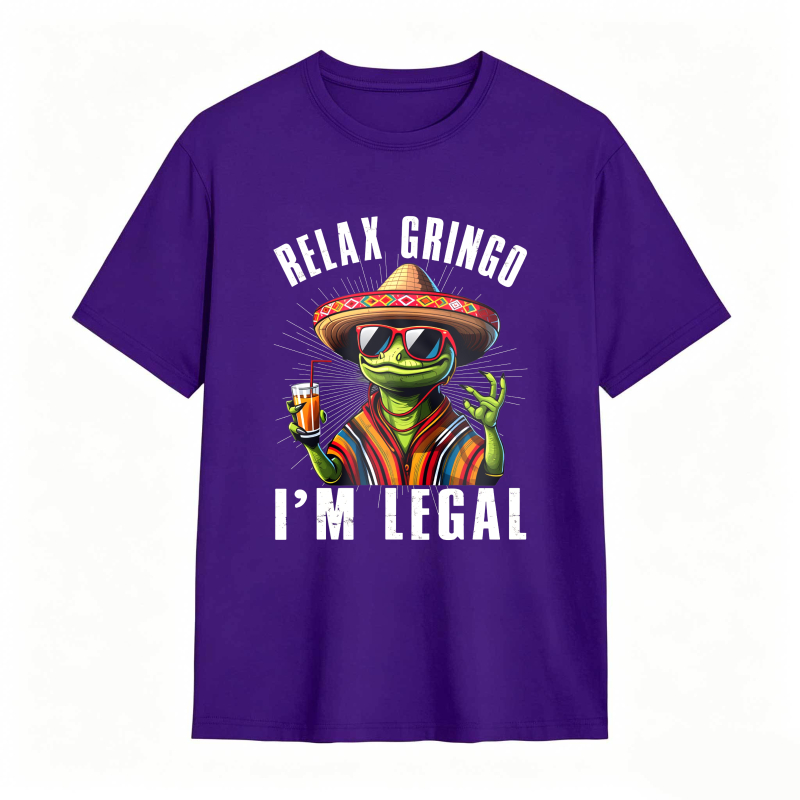 Dorawear™ Relax Gringo I M Legal Frog With Sombrero And Beer Unisex Classic T-shirt