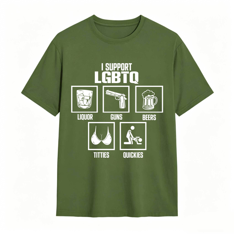 I Support LGBTQ Shirt Funny Meme Shirt