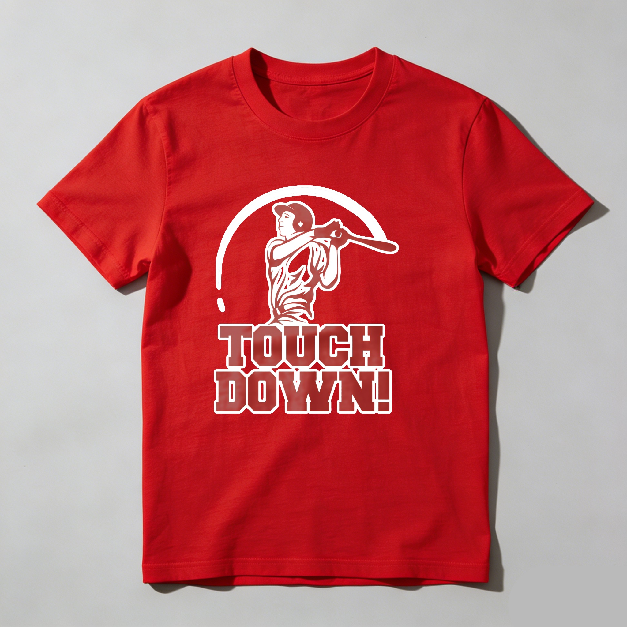 Dorawear™ Touch Down Baseball Player Swing  T Shirt