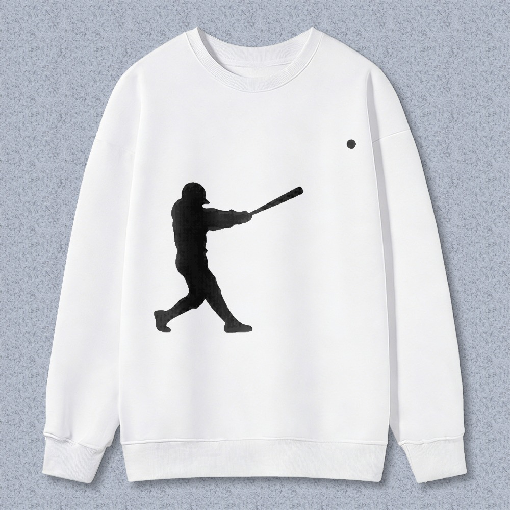 Dorawear™ Baseball Player Silhouette Unisex Classic Sweatshirt