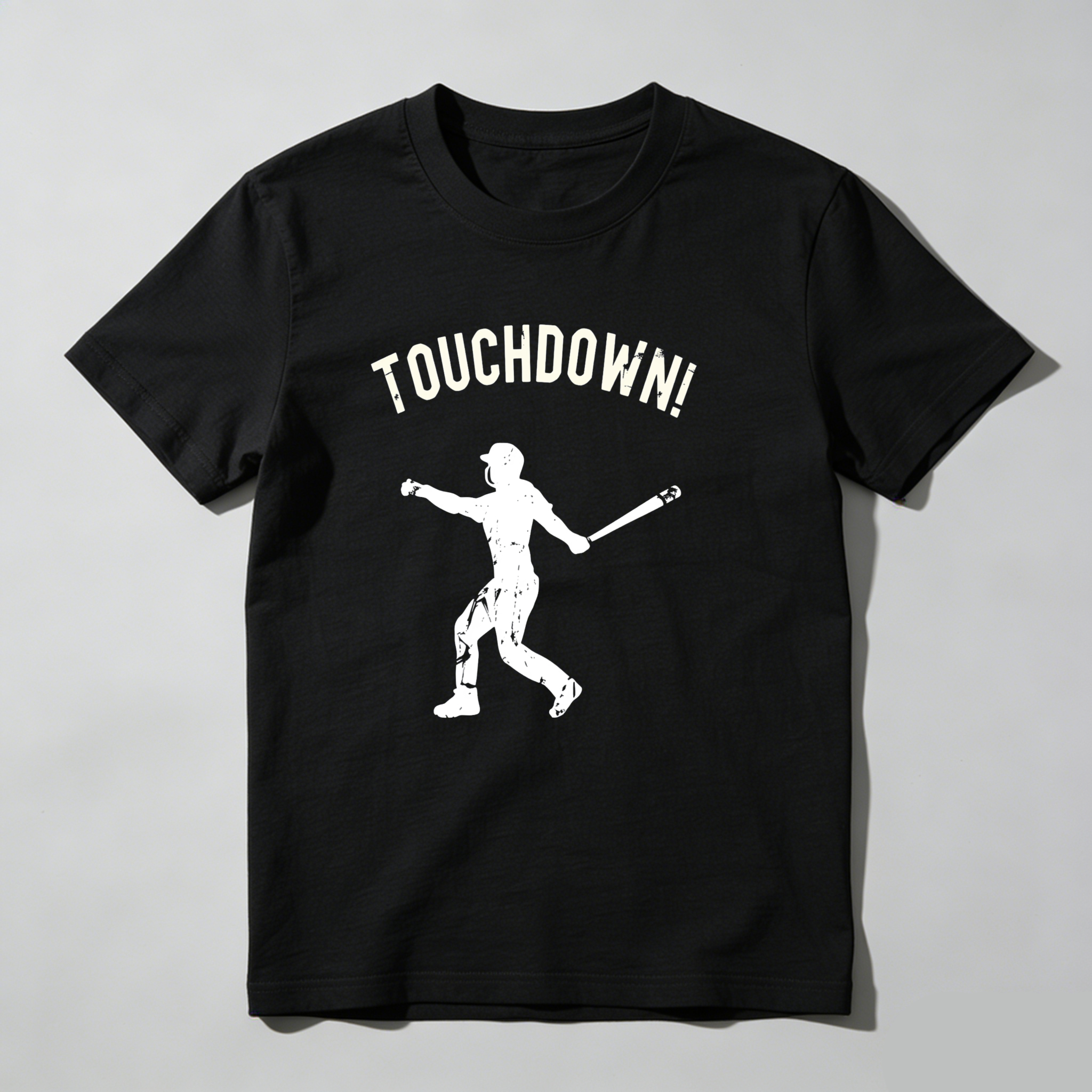 Dorawear™ Touchdown Player Baseball Bat Action Pose  T Shirt