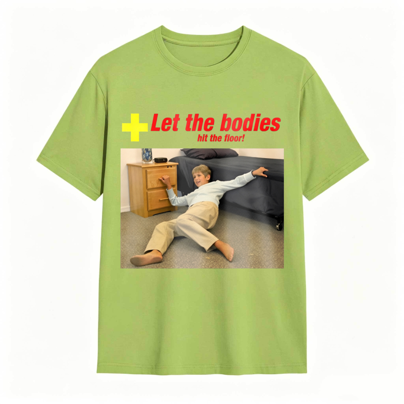 Dorawear™ Let The Bodies Hit The Floor Humor Graphic Unisex Classic T-shirt