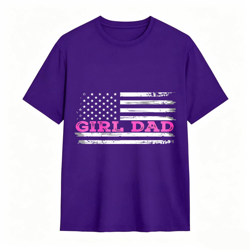 Dorawear™ American Flag Girl Dad Unisex Classic T-shirt