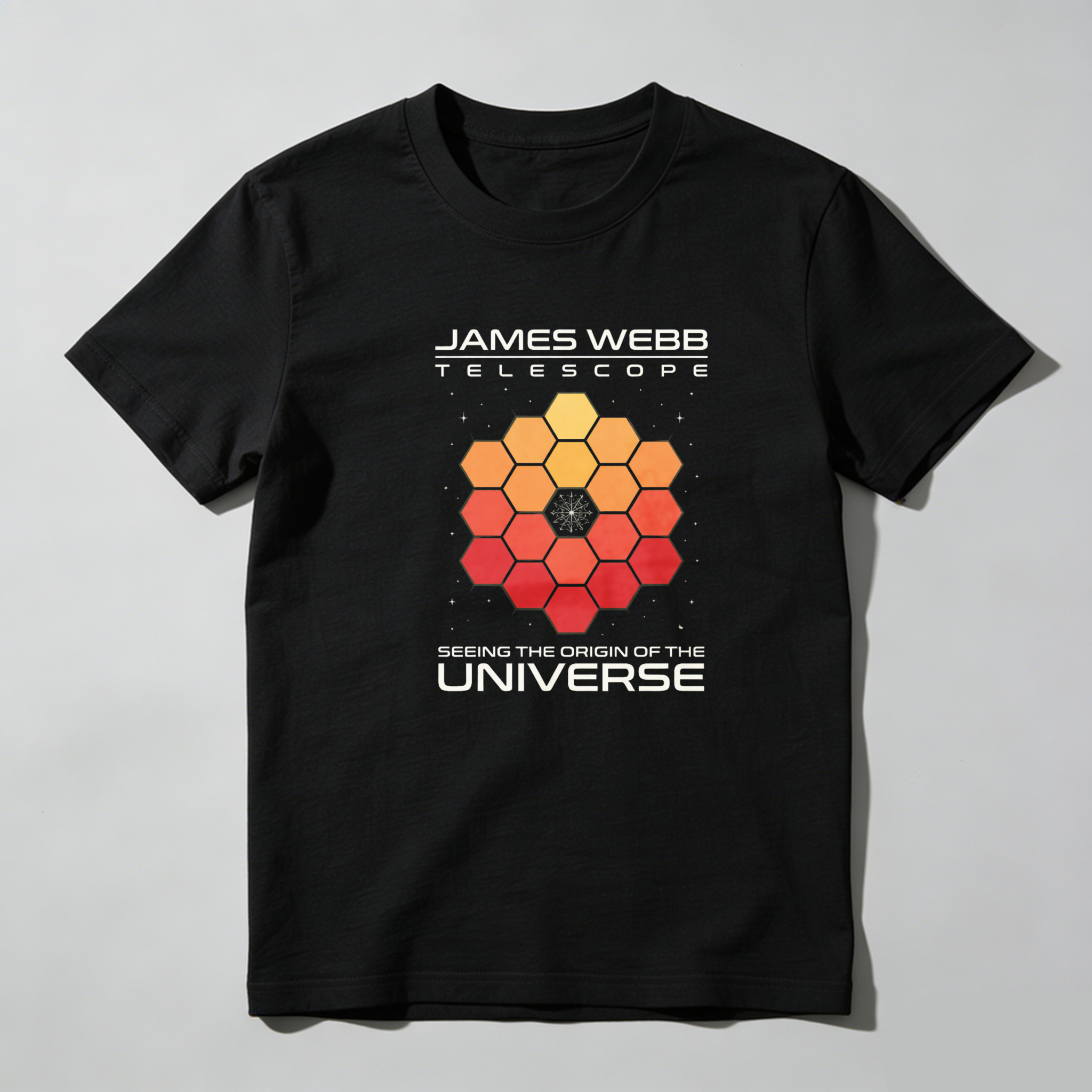 Dorawear™ James Webb Telescope Seeing The Origin Of The Universe Pure Cotton Short Sleeve T Shirt-Dorawear