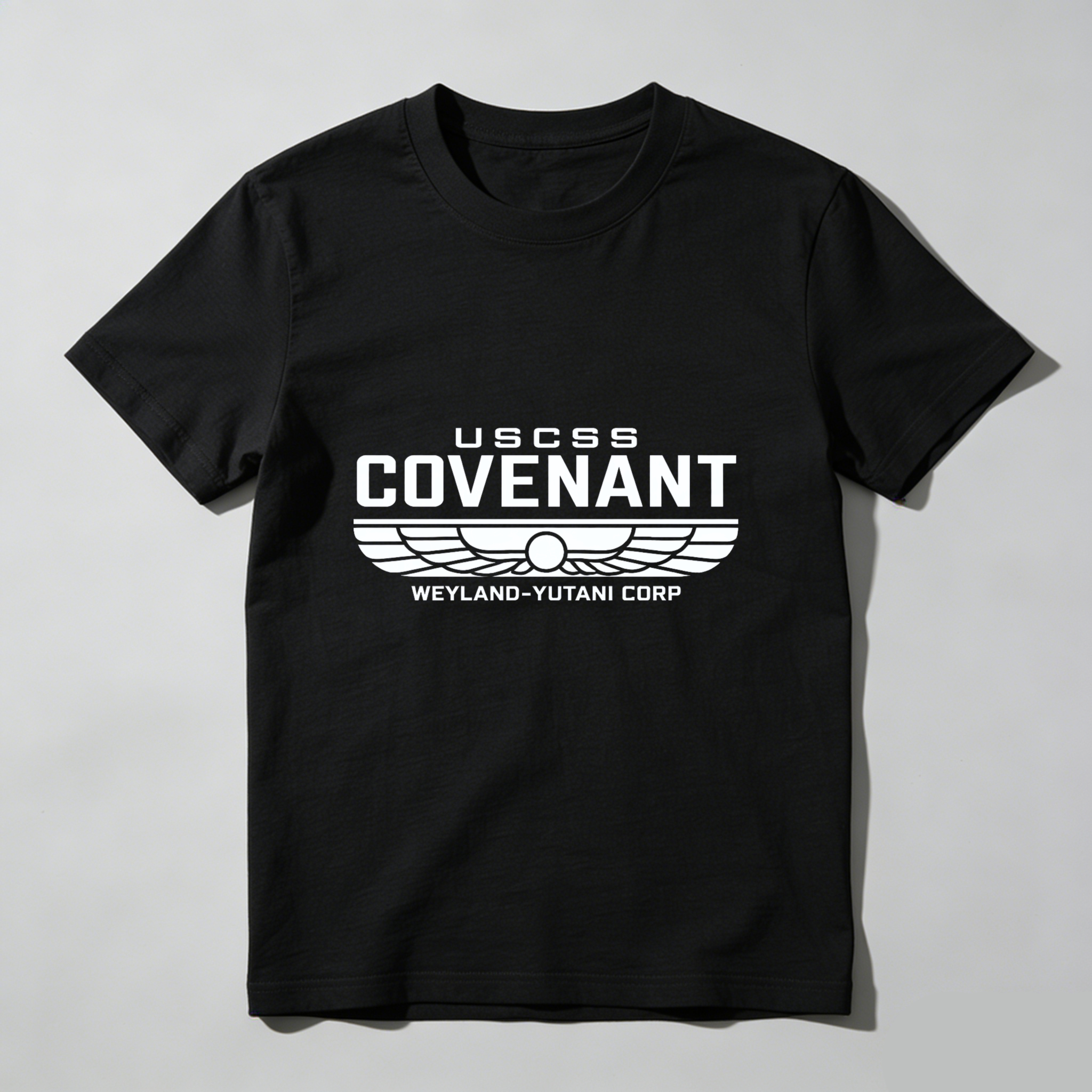 Dorawear™ Ussss Covenant Weyland Yutani Corp Pure Cotton Short Sleeve T Shirt-Dorawear