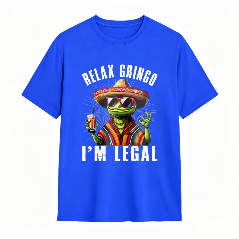 Dorawear™ Relax Gringo I M Legal Frog With Sombrero And Beer Unisex Classic T-shirt