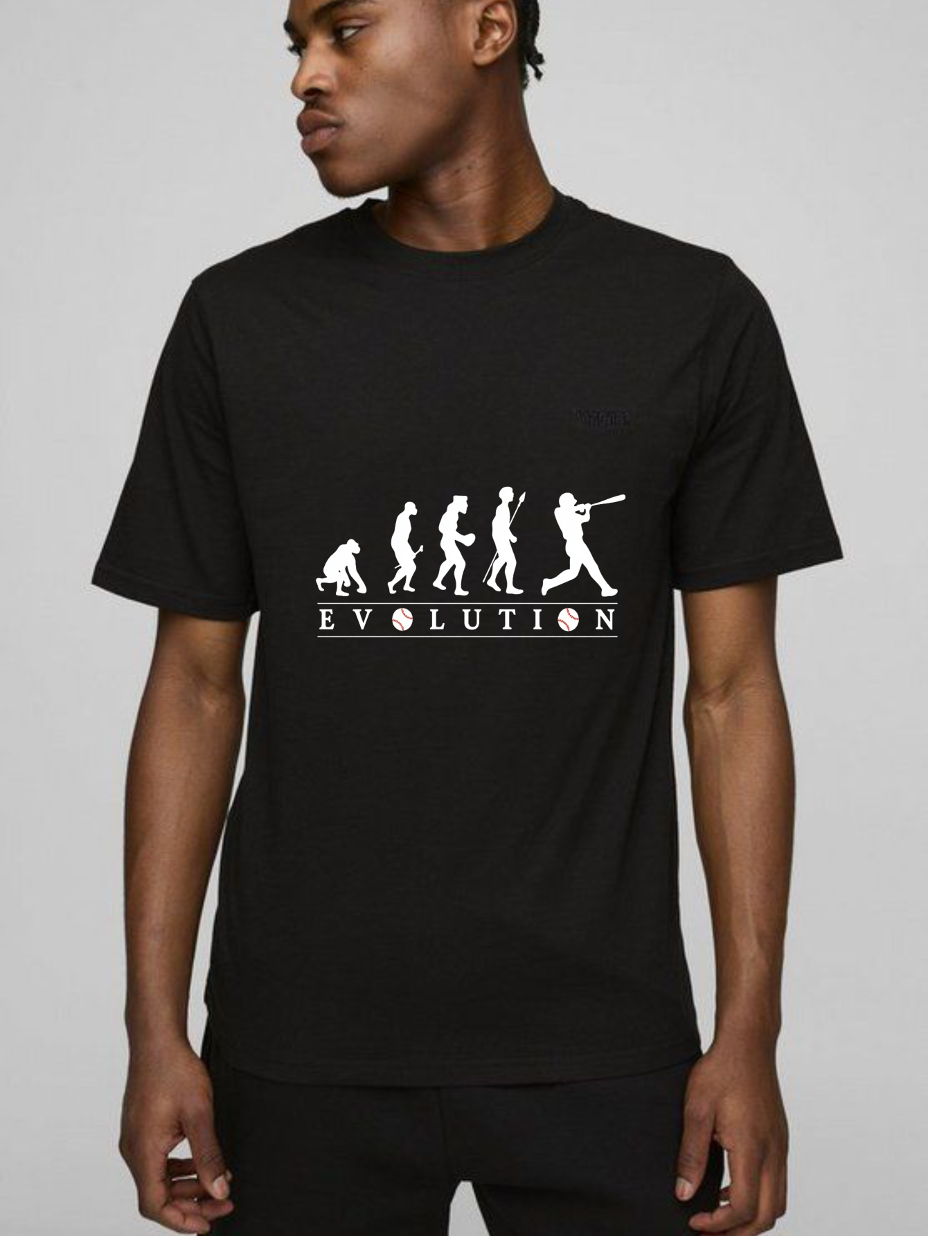 Dorawear™ Evolution Of Baseball Player  T Shirt