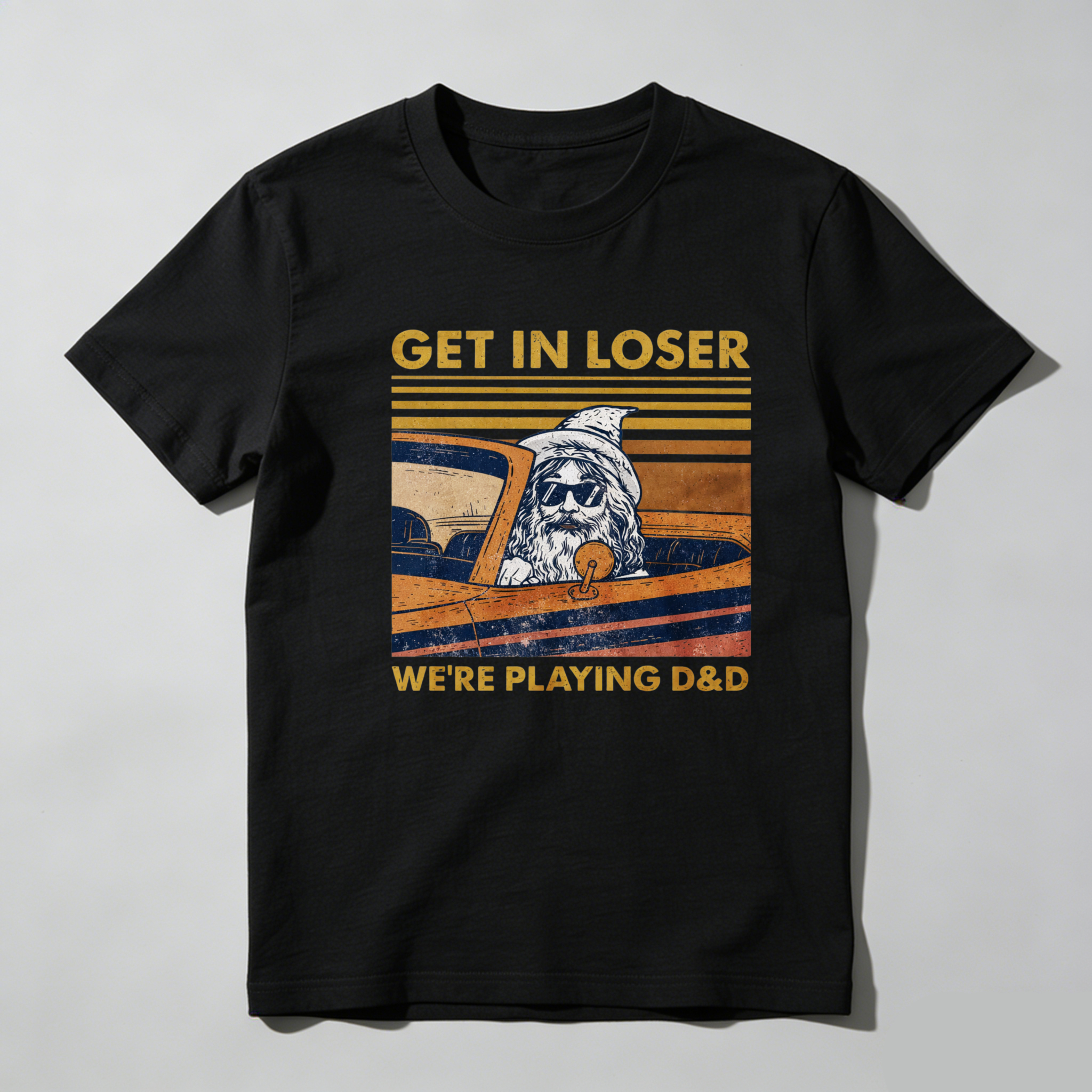 Dorawear™ Get In Loser We Re Playing D And D Pure Cotton Short Sleeve T Shirt-Dorawear