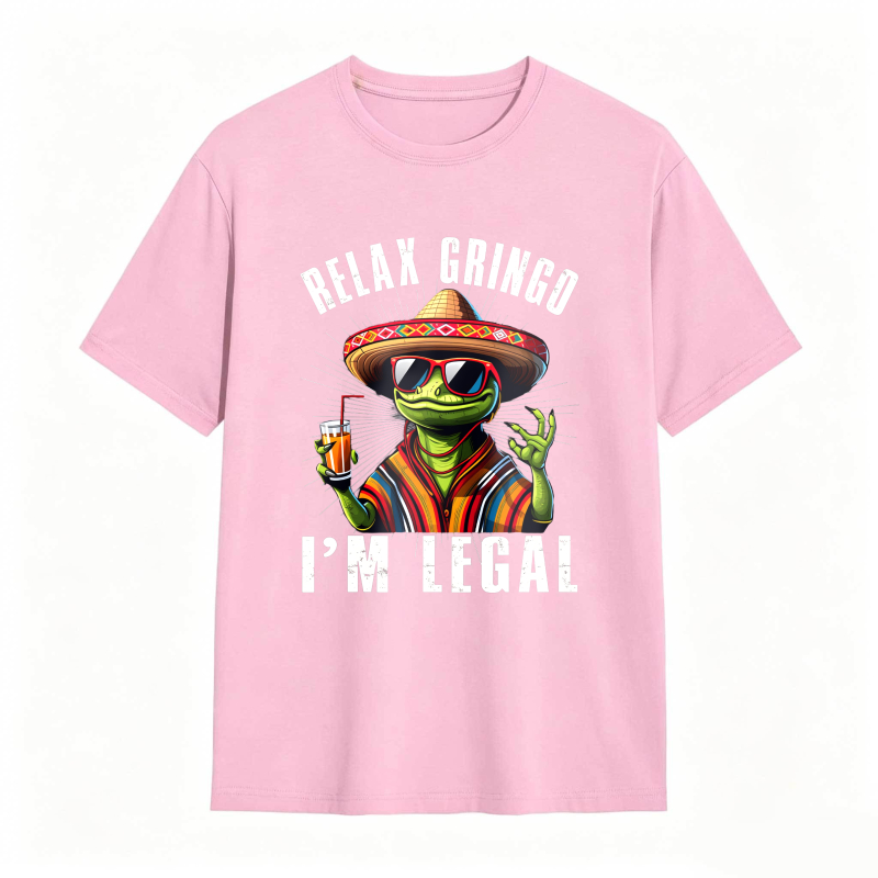 Dorawear™ Relax Gringo I M Legal Frog With Sombrero And Beer Unisex Classic T-shirt