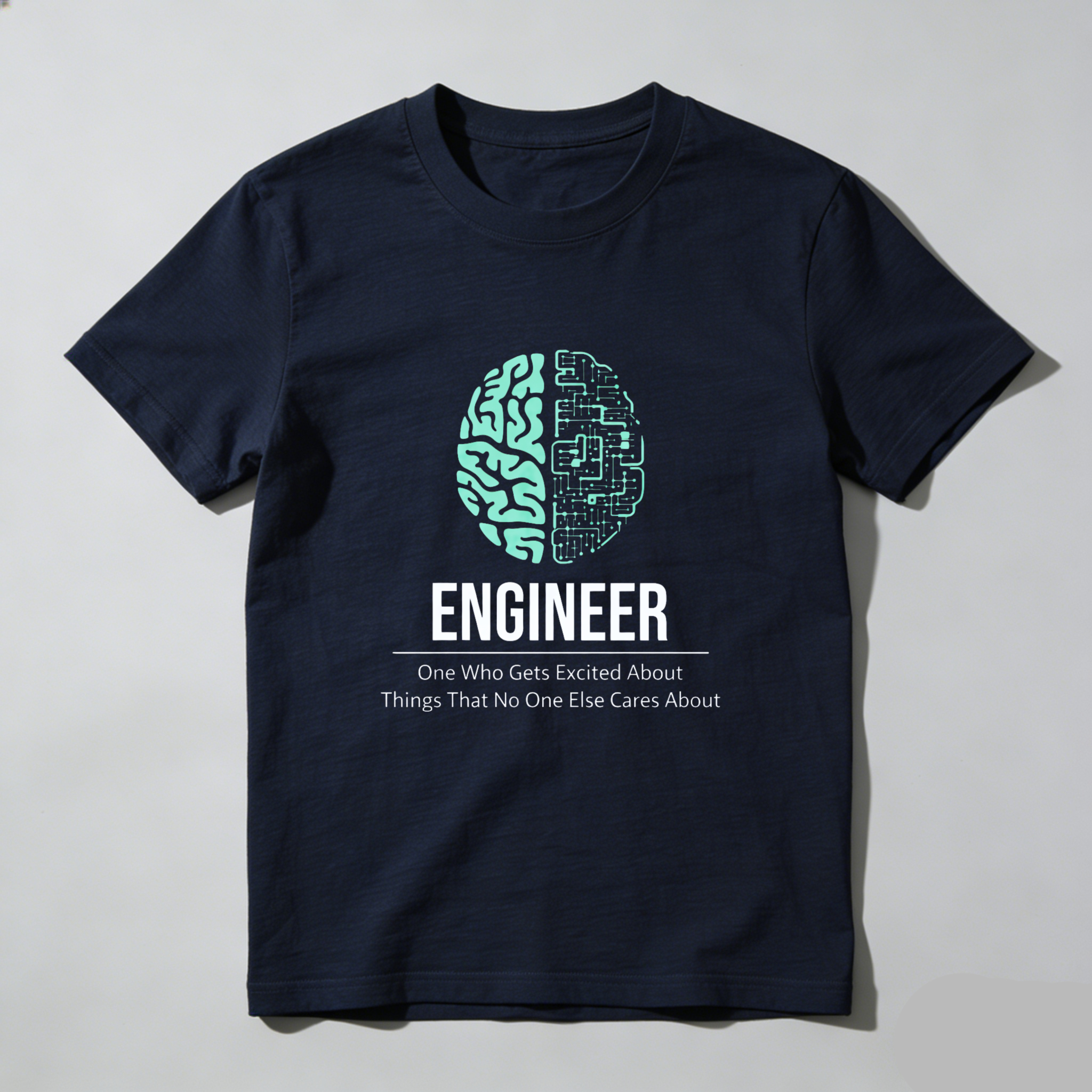 Dorawear Engineer Brain Design Pure Cotton Short Sleeve T Shirt