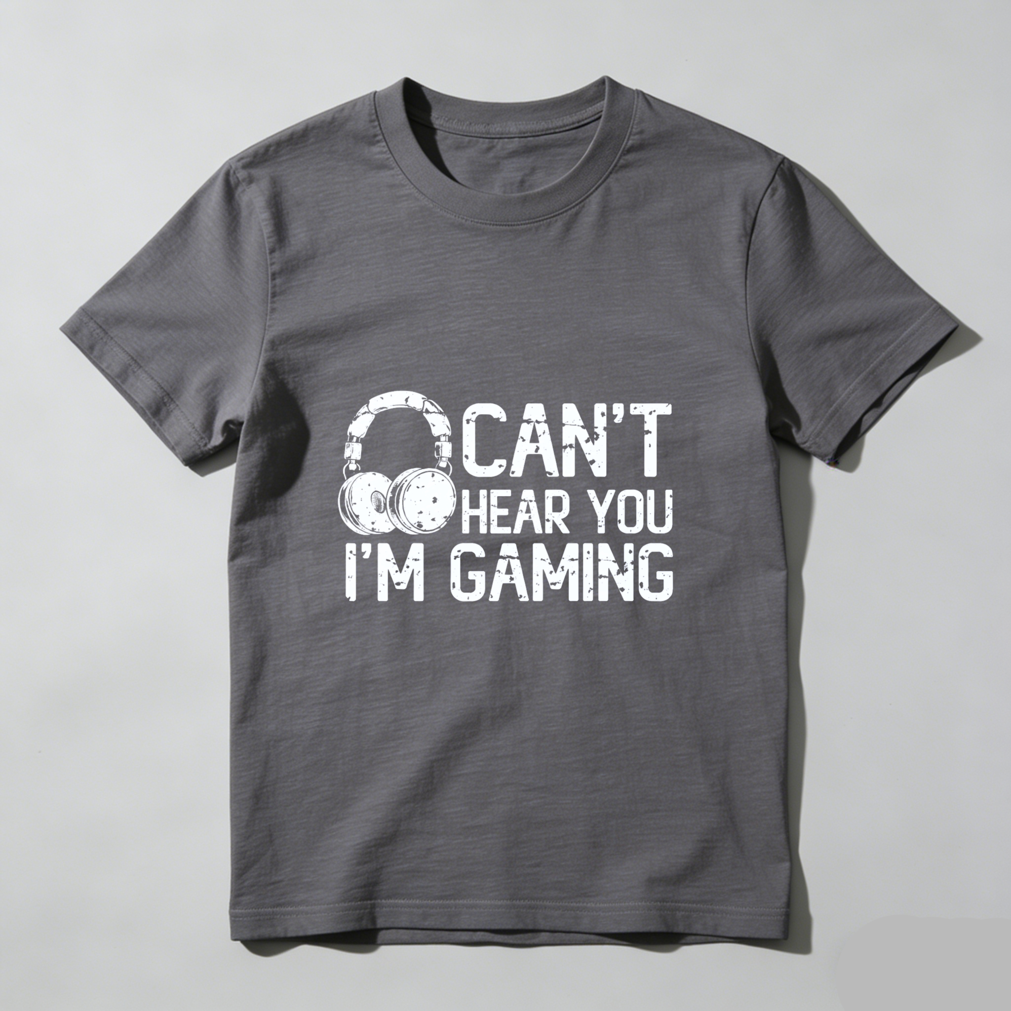 Dorawear Can't Hear You Im Gaming Pure Cotton Short Sleeve T Shirt