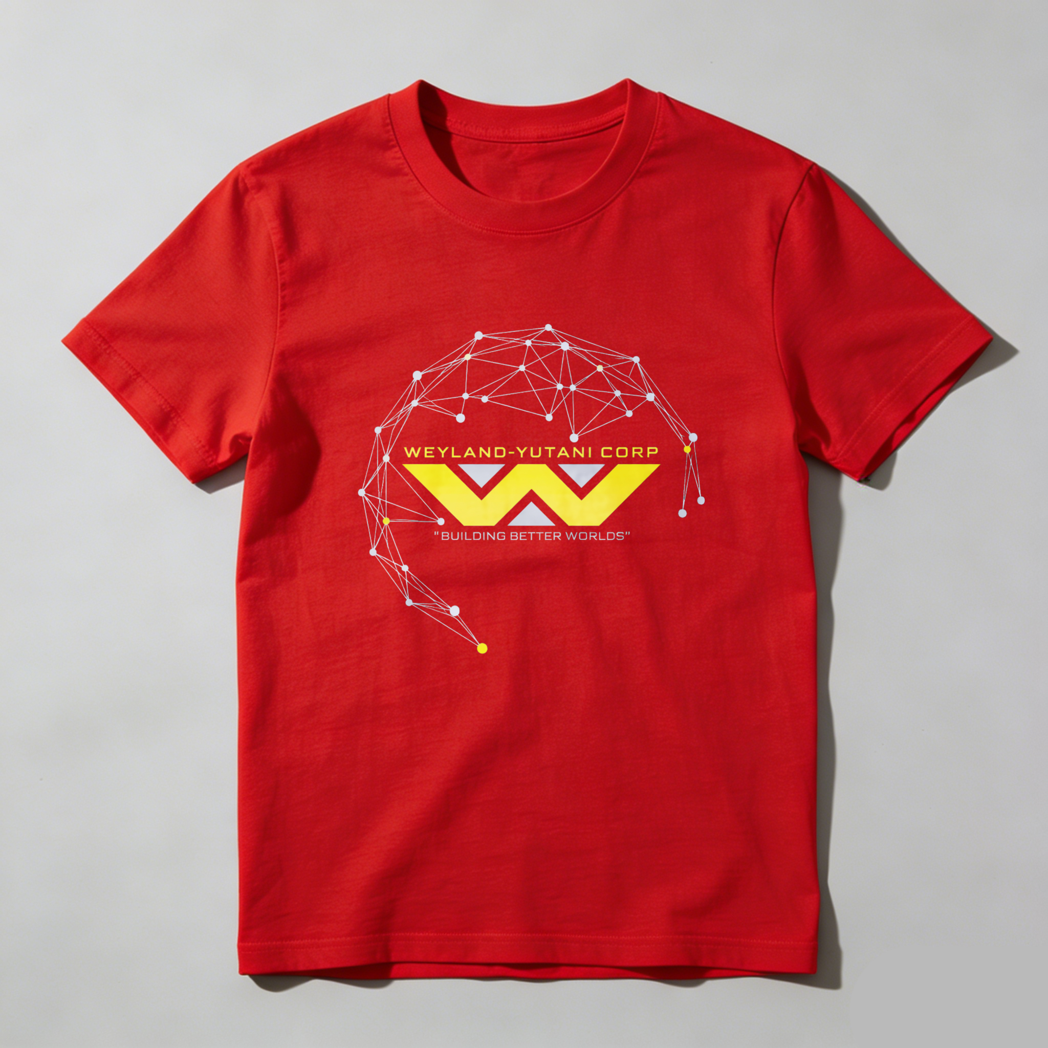 Dorawear™ Weyland Yutani Corp Logo Design Pure Cotton Short Sleeve T-Shirt-Dorawear