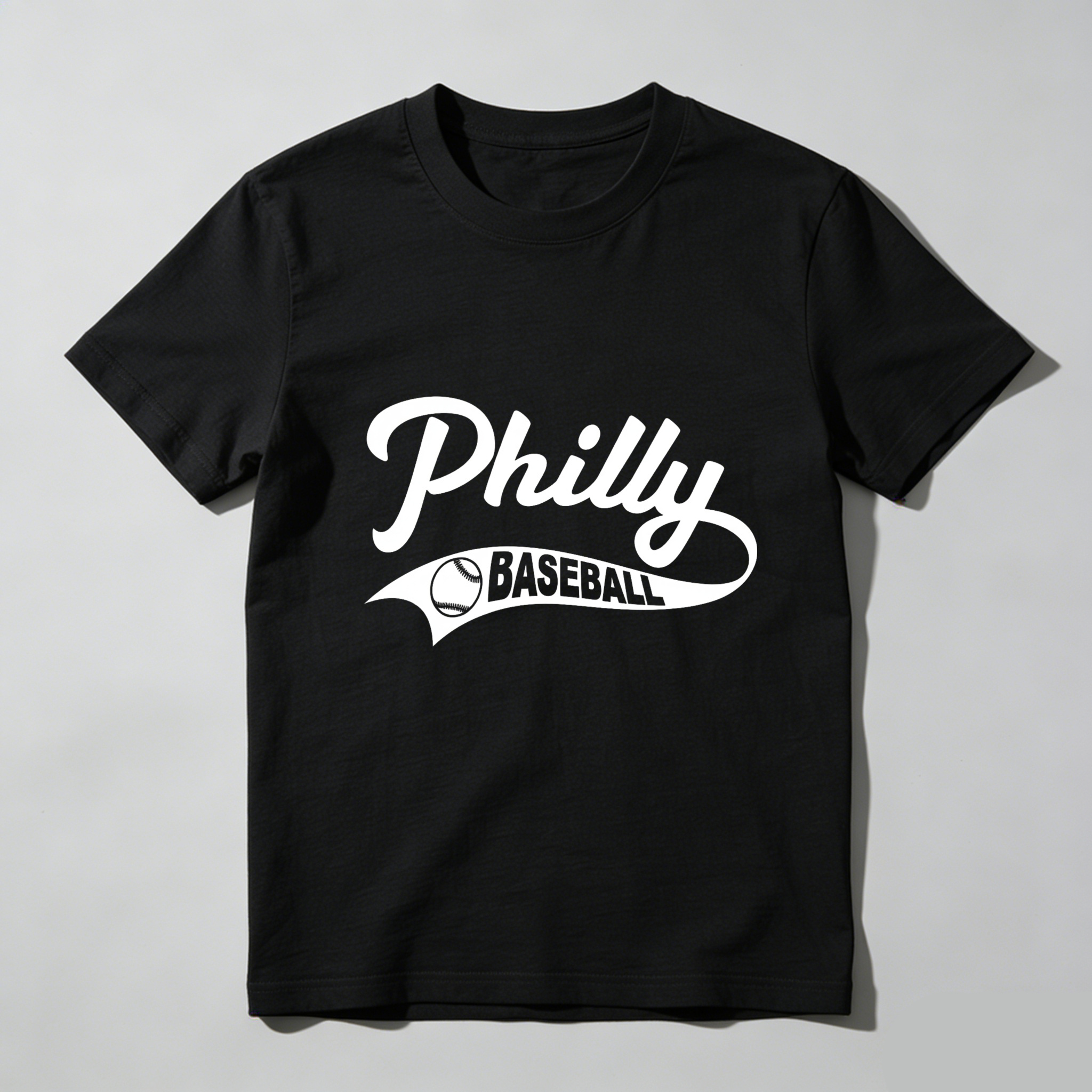 Dorawear™ Philly Baseball Logo Design Print T Shirt