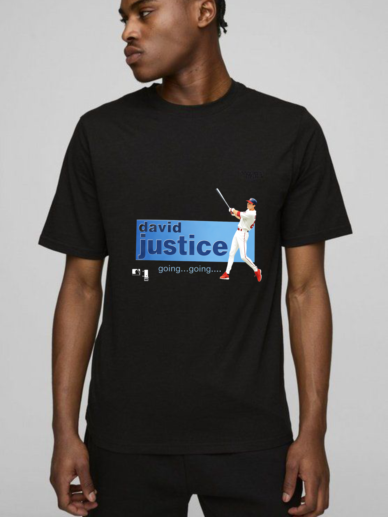 Dorawear™ David Justice Going Going Baseball Player  T Shirt