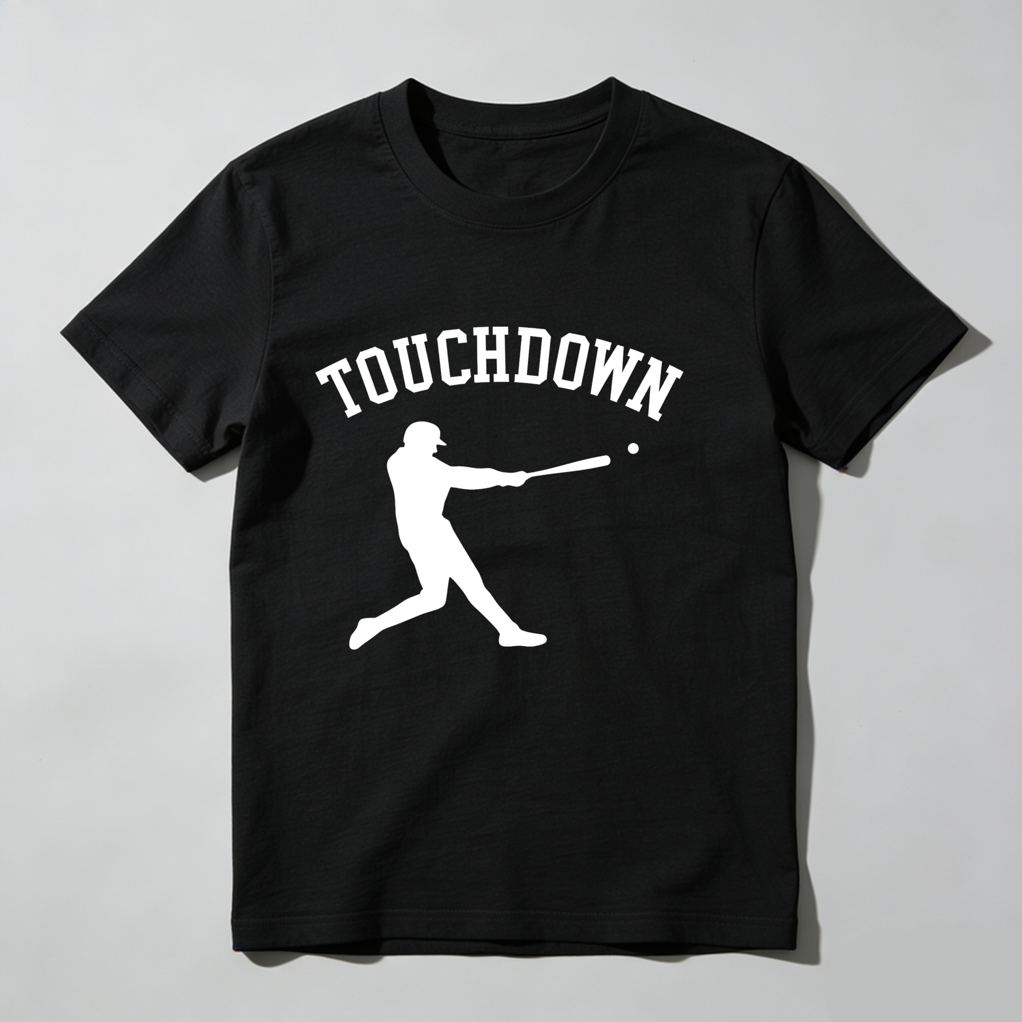 Dorawear™ Touchdown Baseball Player Swing Action T Shirt