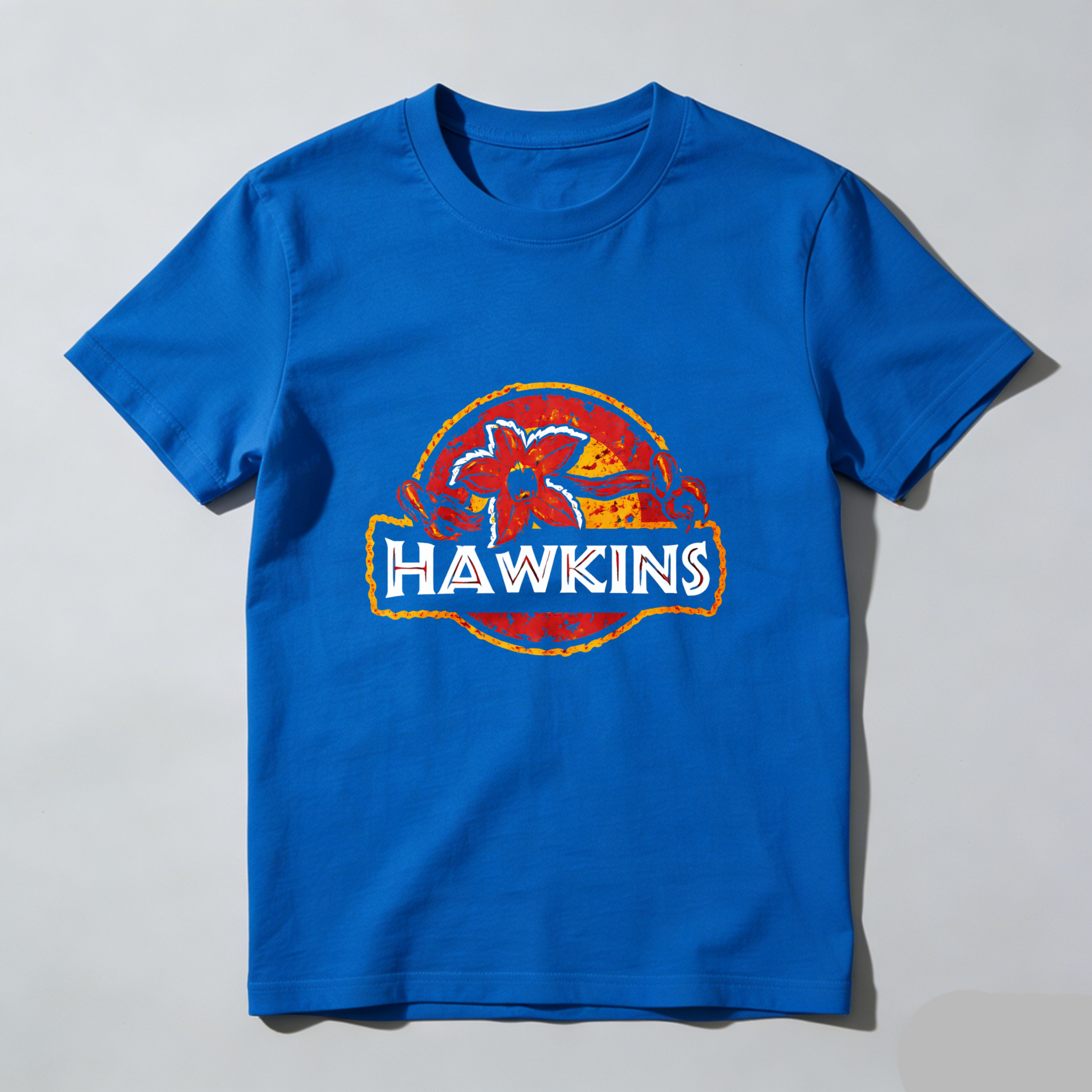 Dorawear™ Hawkins Logo Design Pure Cotton Short Sleeve T Shirt-Dorawear