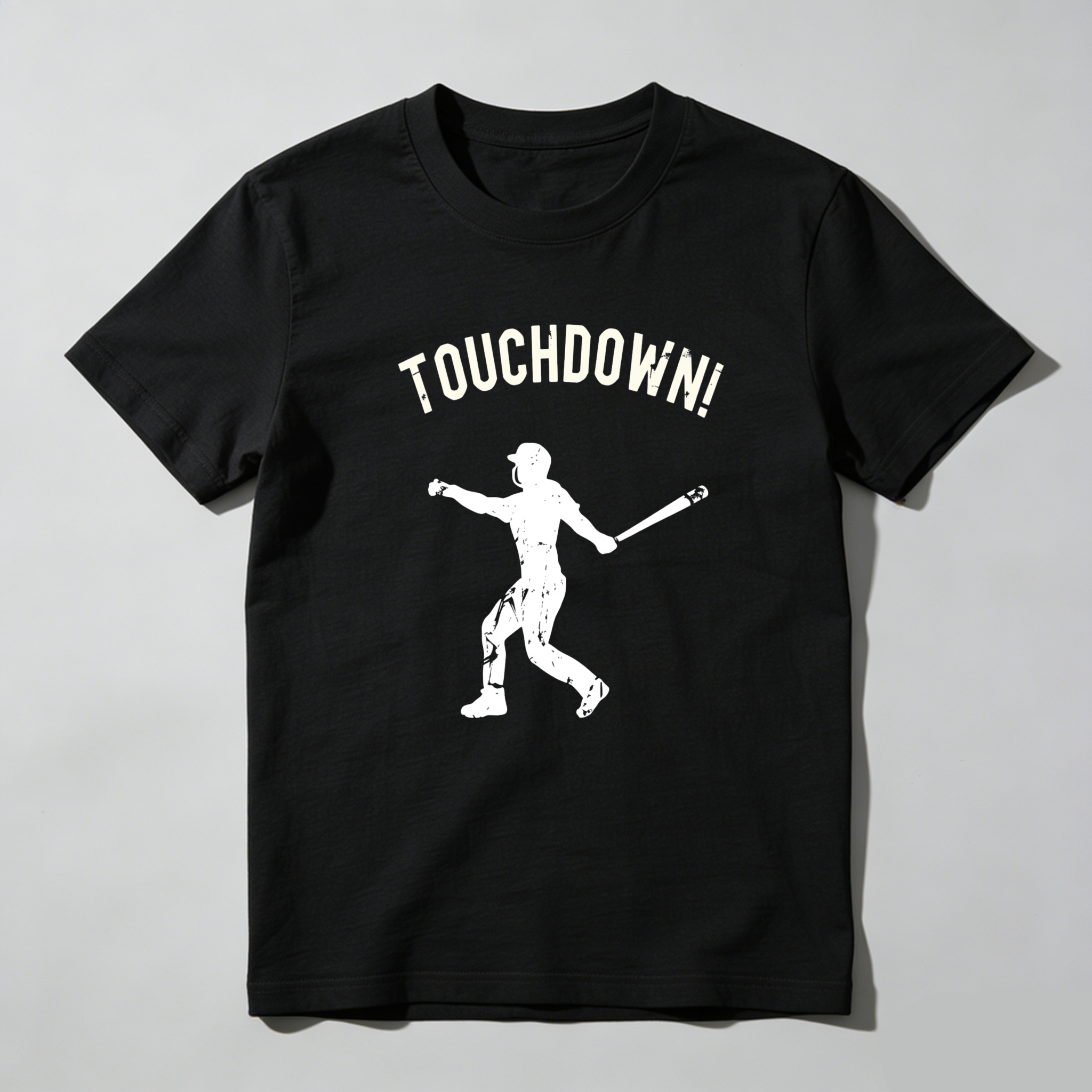 Dorawear™ Touchdown Player Baseball Bat Action Pose  T Shirt