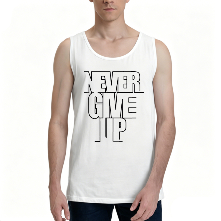 Dorawear™ Never Give Up  100% Cotton Premium Tank Top