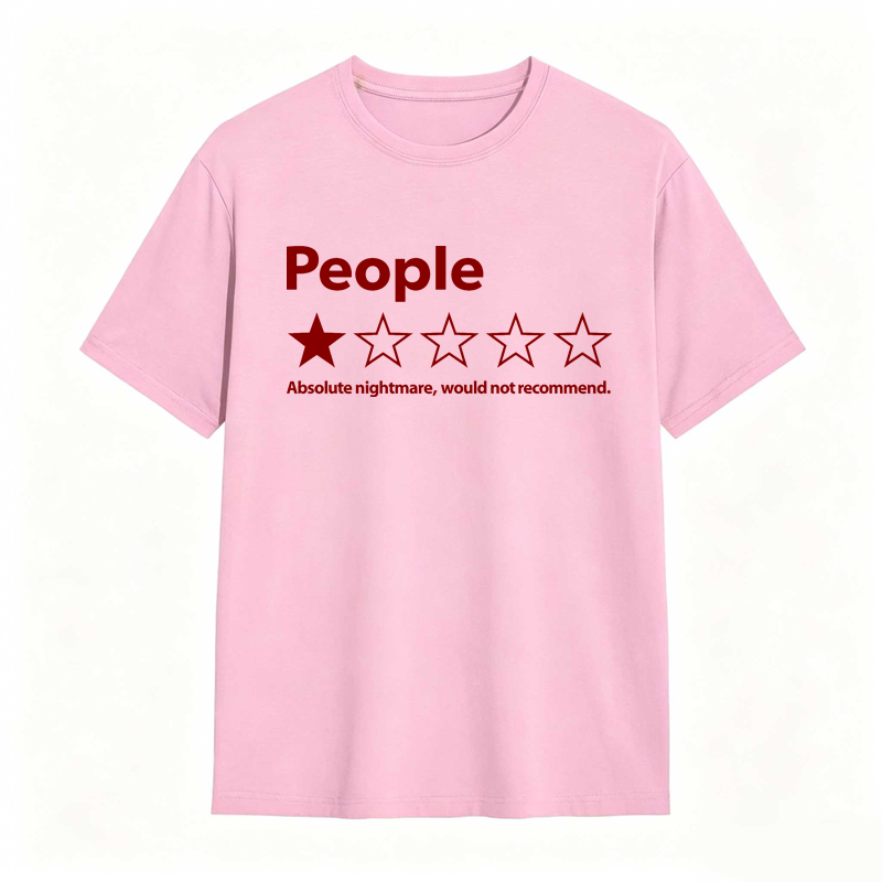 Funny Review People One Star Absolute Would T-Shirt