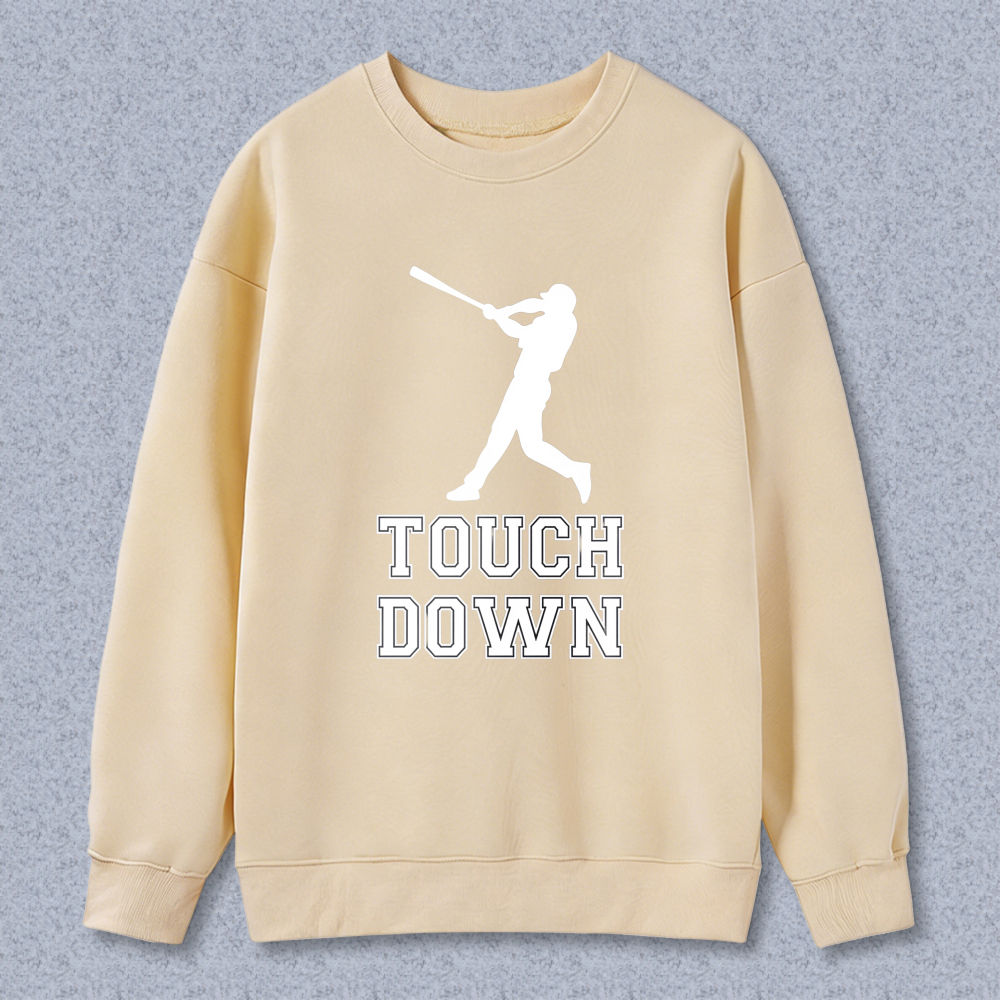 Dorawear™ Baseball Player Silhouette Touch Down Unisex Classic Sweatshirt