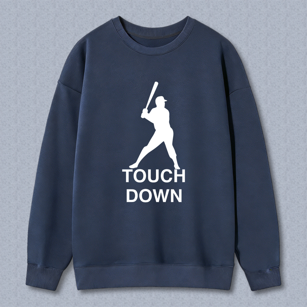 Dorawear™ Baseball Player Silhouette Touch Down Unisex Classic Sweatshirt(1)