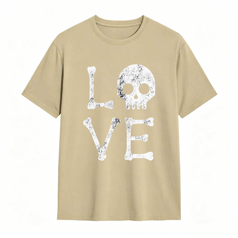 Dorawear™Love Skull Design Unisex Classic T-shirt