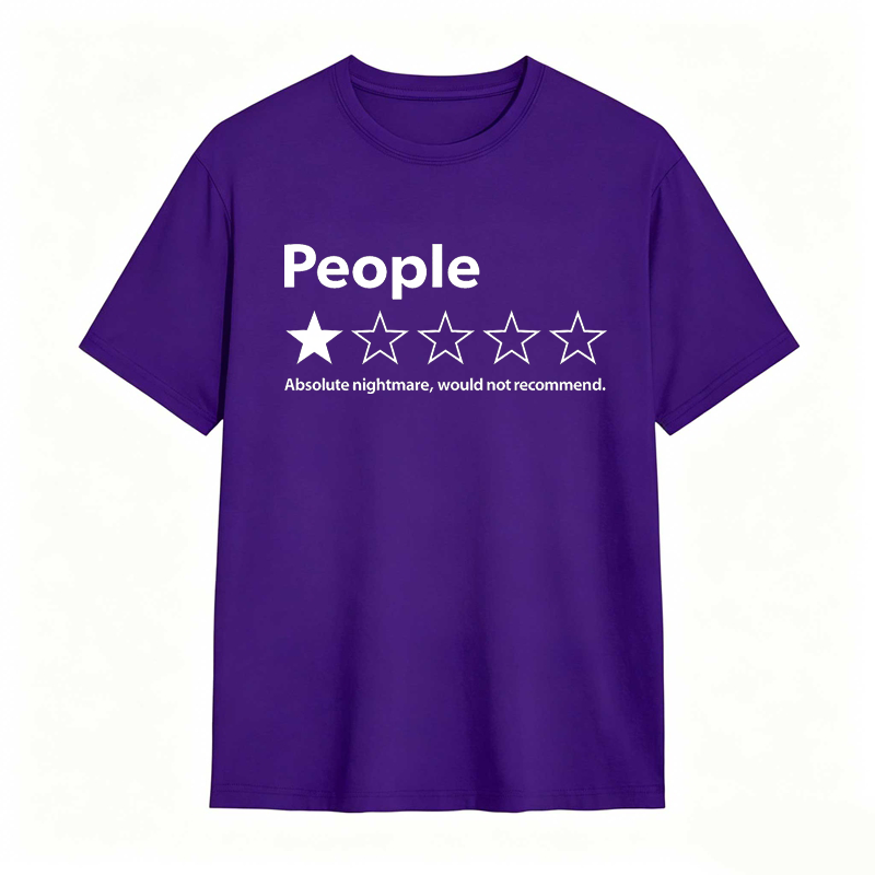 Funny Review People One Star Absolute Would T-Shirt