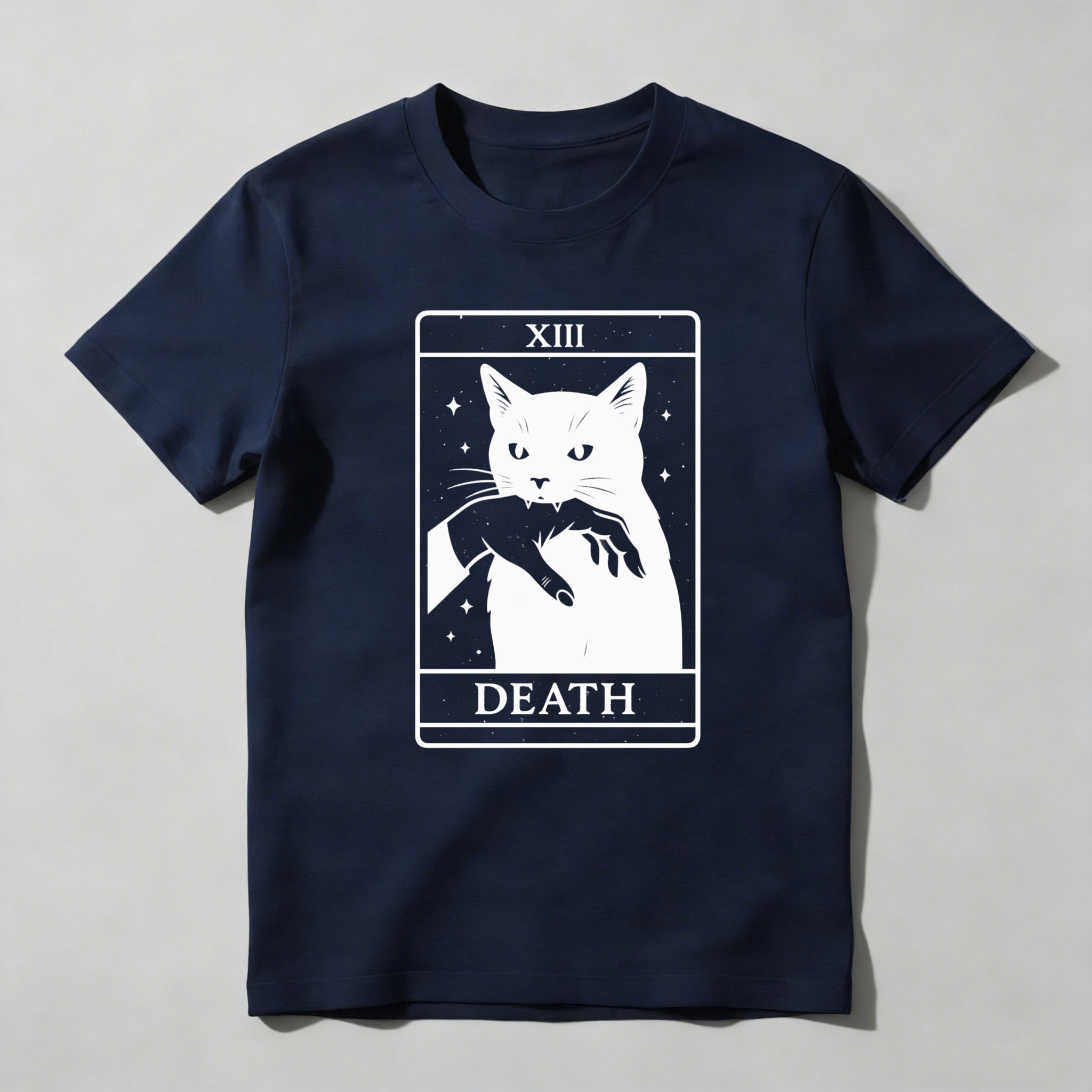 Dorawear™ Cat With Scythe Death Tarot Card T Shirt