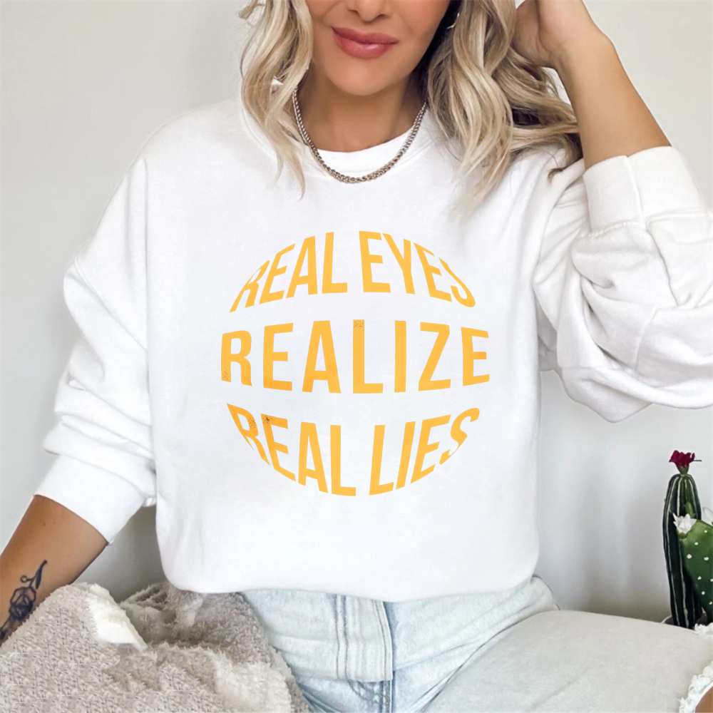 Dorawear™ Real Eyes Realize Real Lies Unisex Classic Sweatshirt(1)