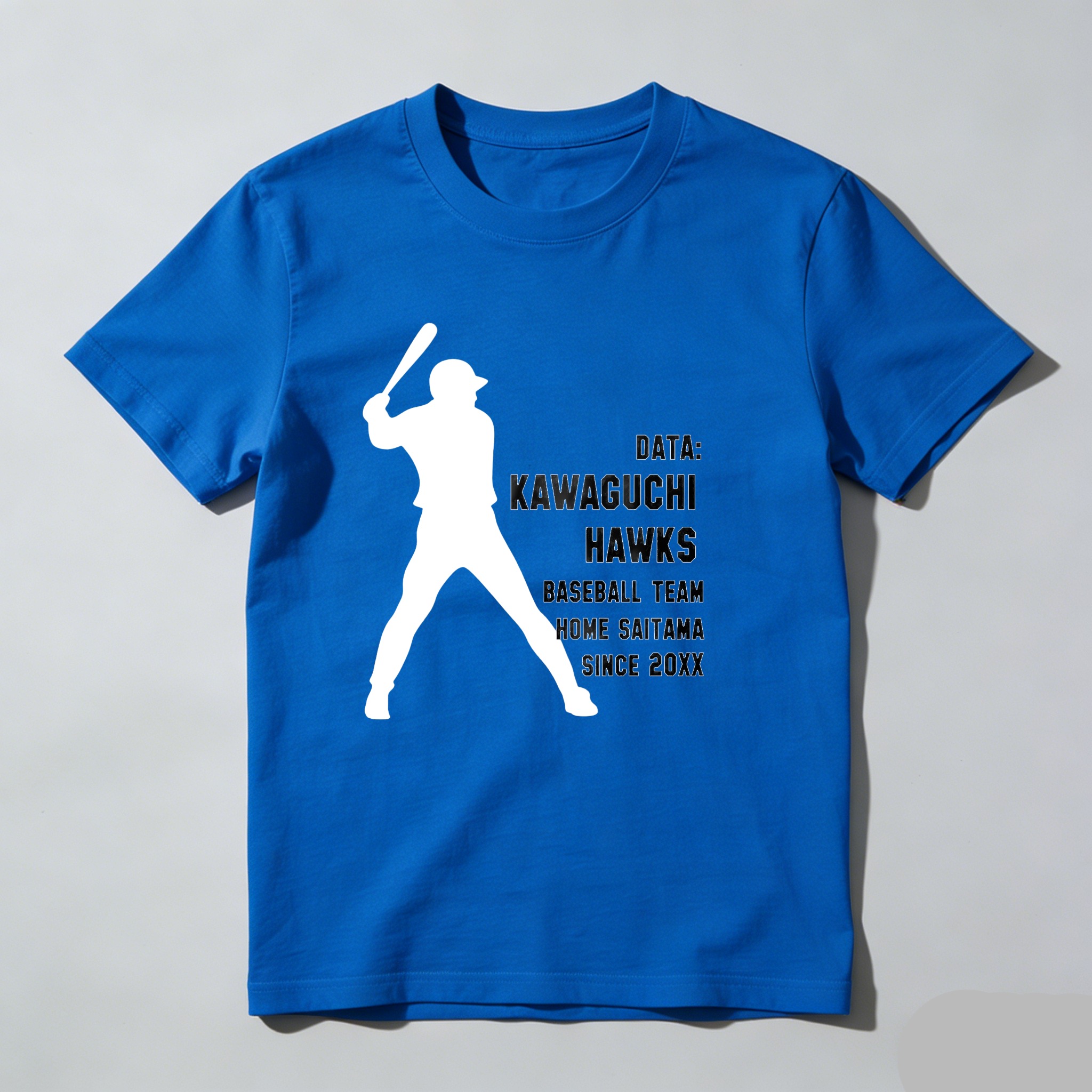 Dorawear™ Data Kawaguchi Hawks Baseball Team Home Saitama Since 20xx  T Shirt